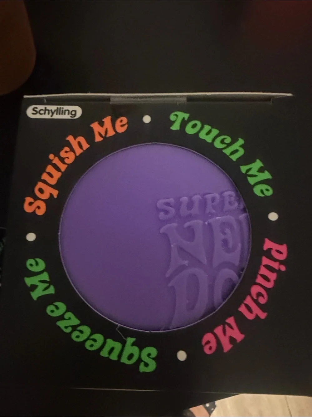 Schylling Super NeeDoh Groovy Globe – Purple Stress Toy